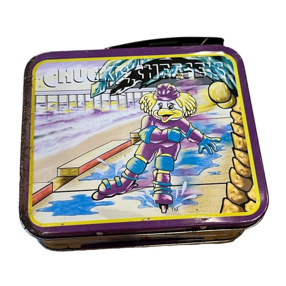 Chuck E Cheese Helen Henny Vintage Tin Mini Lunchbox Collectors Item - Picture 4 of 9